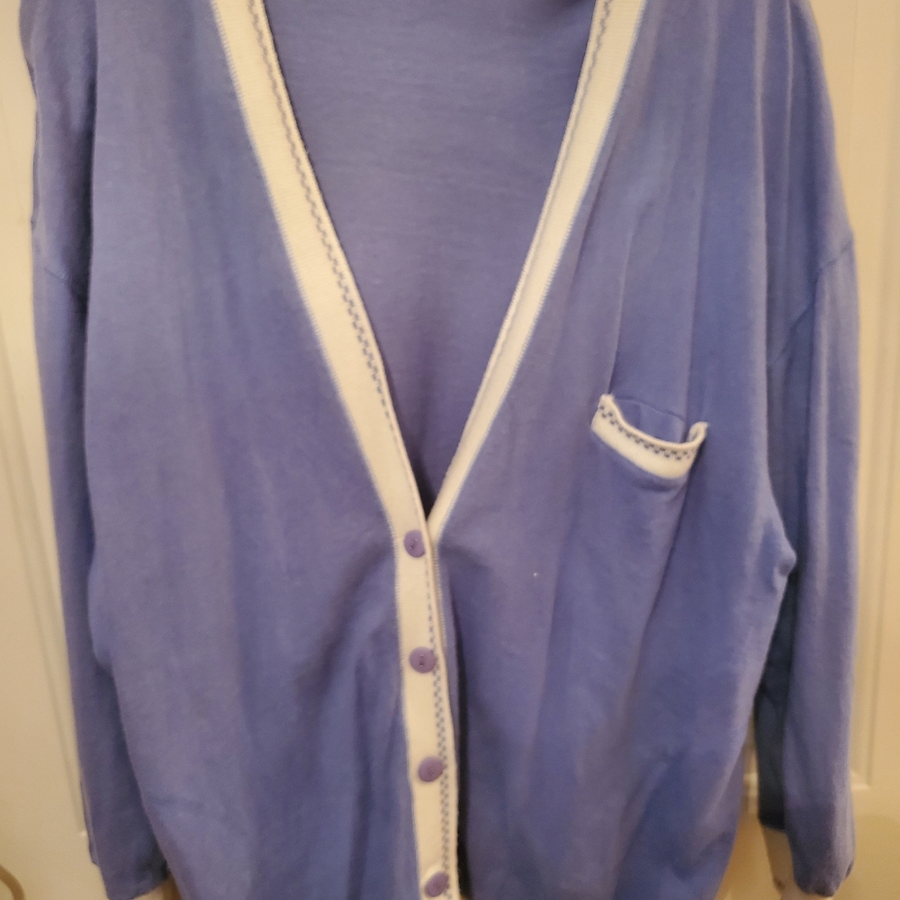 Blue Large Cardigan